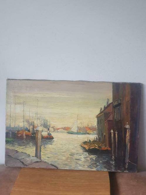 J.Franciscus H. (Frans)de Wit havengezicht ? Scheveningen ??, Ophalen