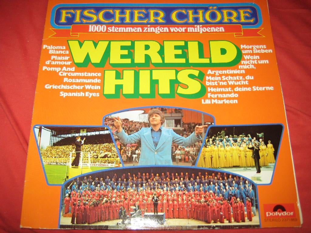 LP, Fischer Chöre: Wereldhits, Ophalen of Verzenden, Zo goed als nieuw, 12 inch