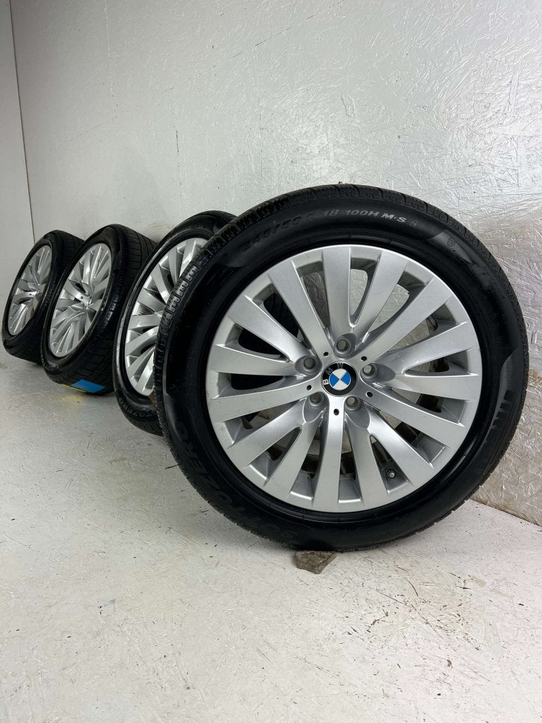 Originele BMW 5 6-Serie velgen 18" 5x120 Style 254 winterset, Auto-onderdelen, Banden en Velgen, Niet ingevuld, 18 inch, Banden en Velgen