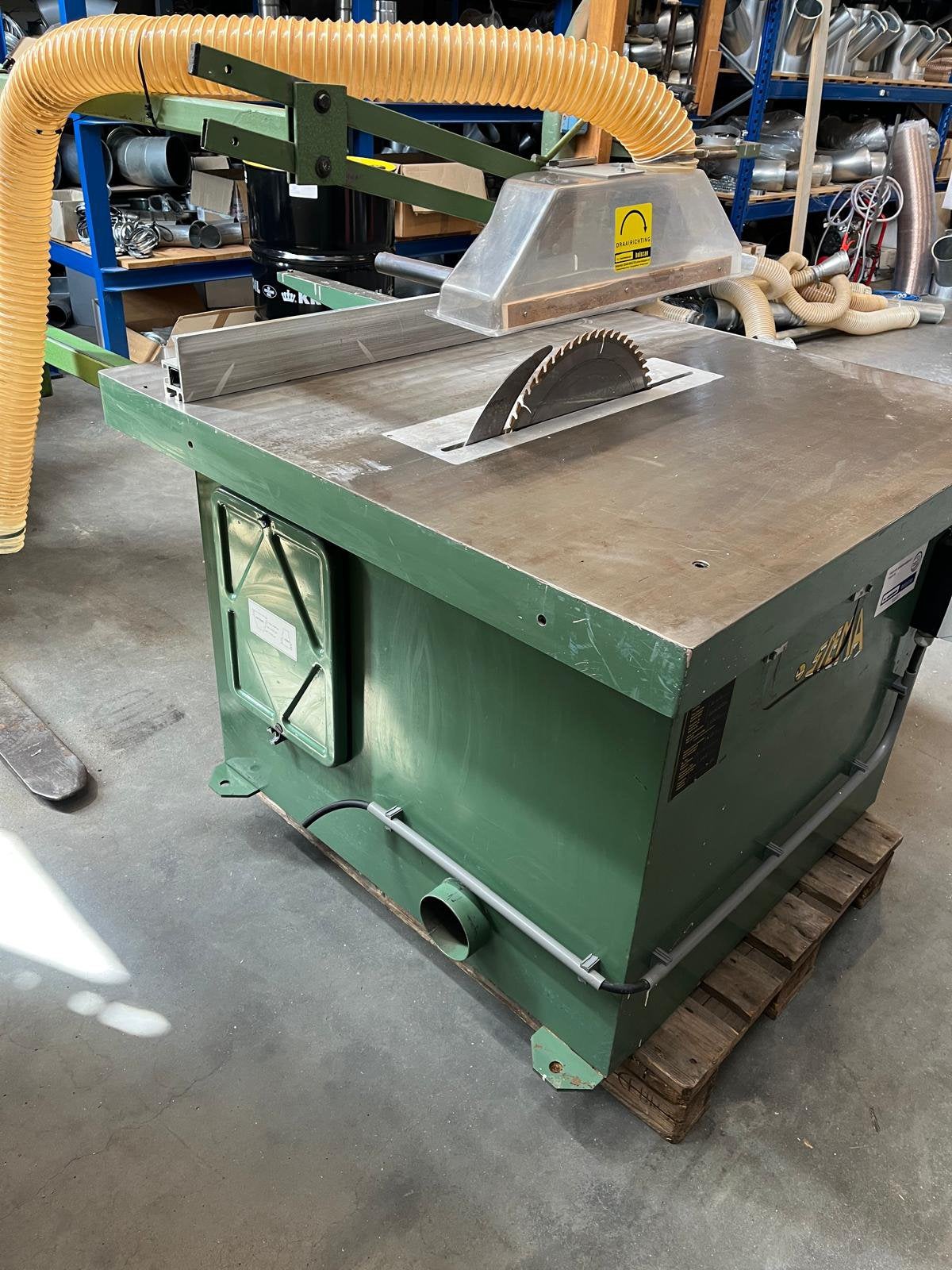Stema cirkelzaagmachine, Ophalen, Zo goed als nieuw, 1200 watt of meer, 70 mm of meer