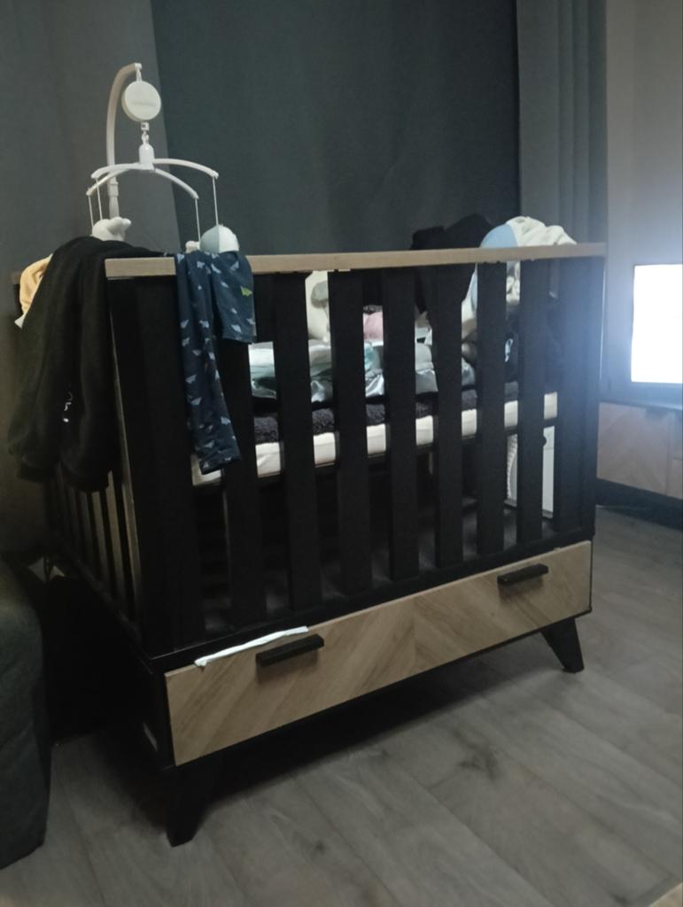 Baby box interbaby met visgraat ZGAN, Ophalen, Zo goed als nieuw