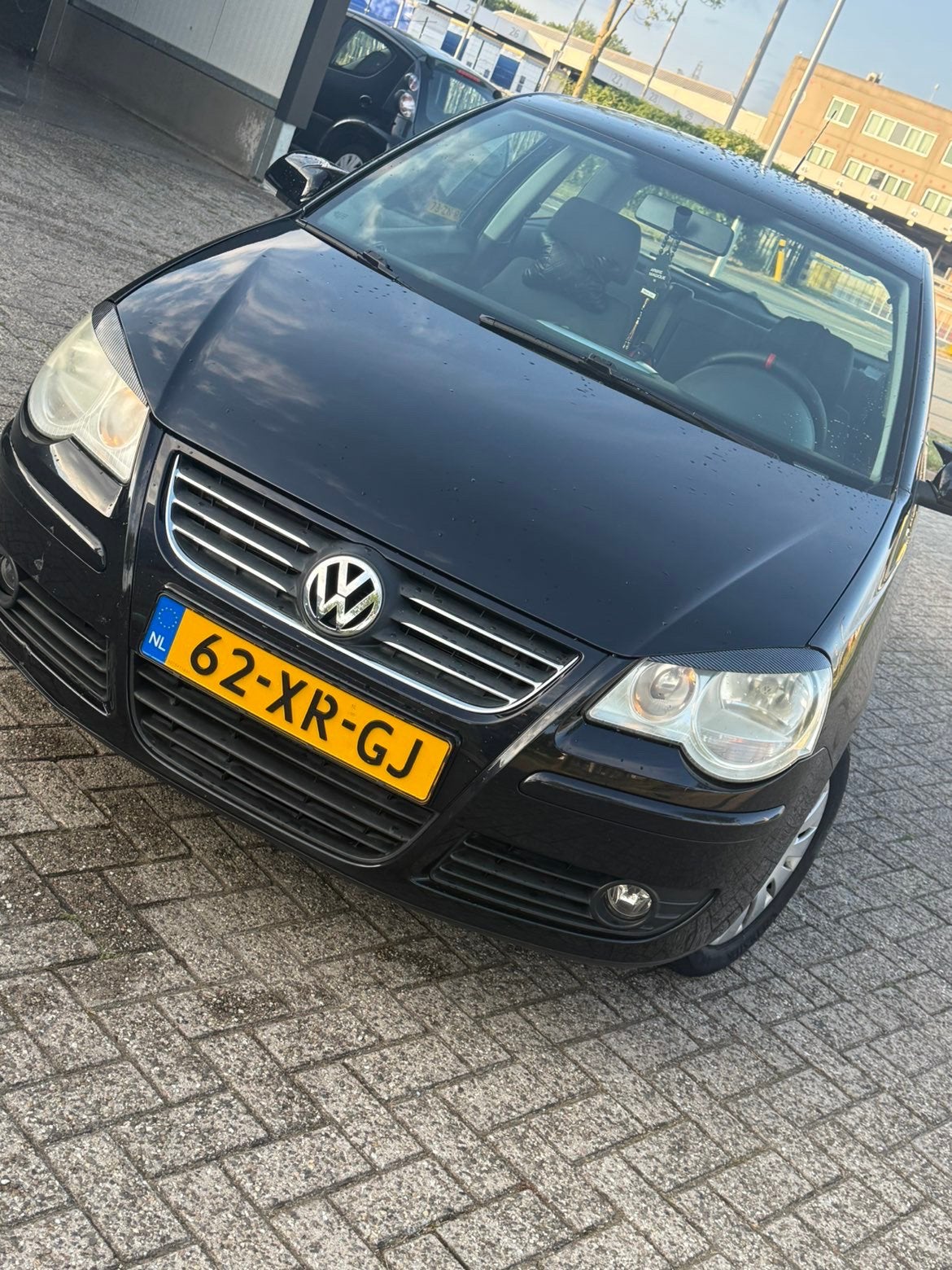 Volkswagen Polo 1.6 Sportline 77KW 2007 Zwart, Euro 5, Stof, 4 cilinders, 1200 kg