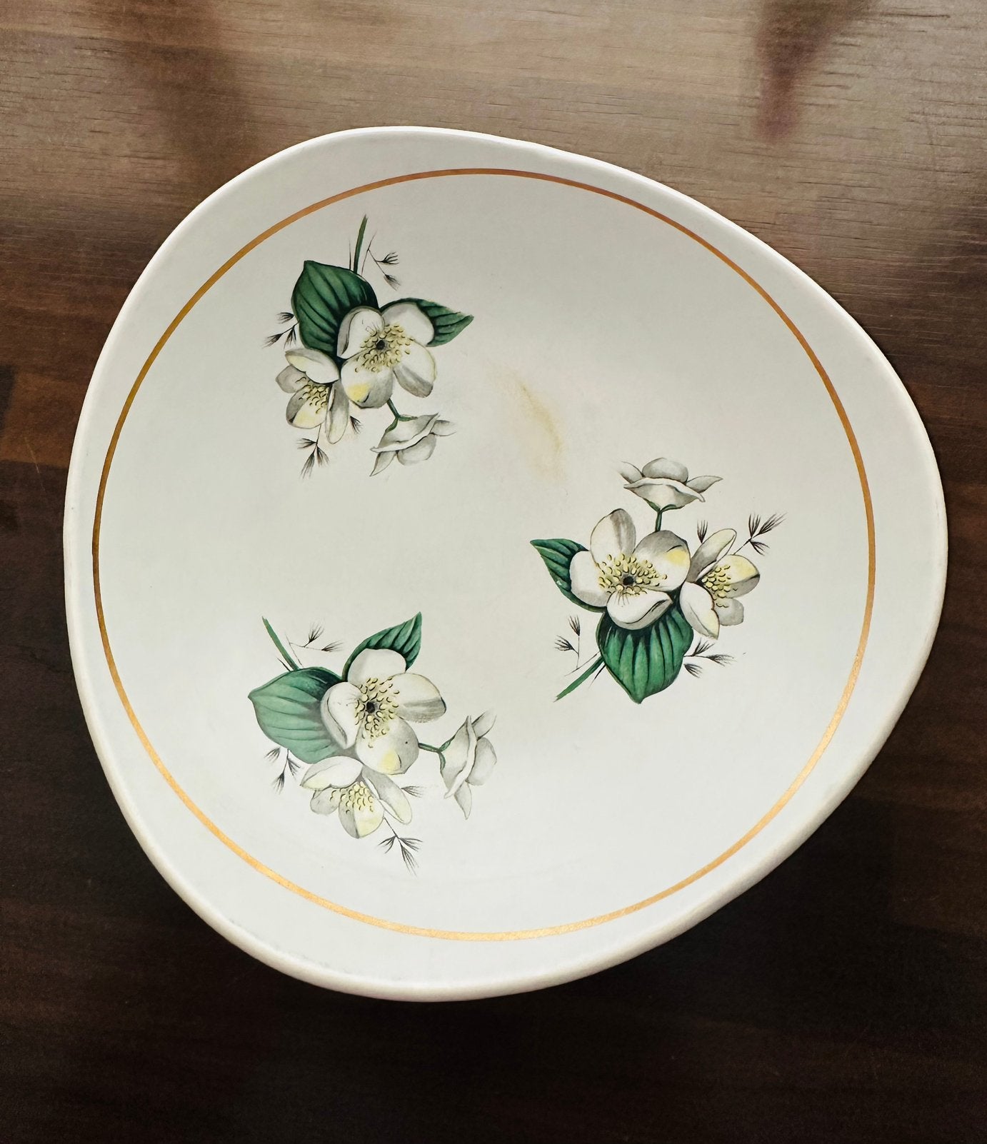 Romantisch schaaltje Woods&Sons Alpine White, Antiek en Kunst, Ophalen of Verzenden