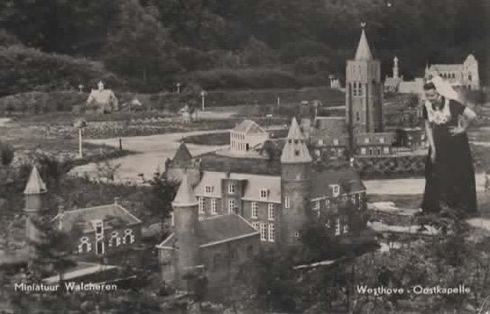 Oostkapelle Miniatuur Walcheren Westhove, Verzenden, 1940 tot 1960, Ongelopen, Zeeland