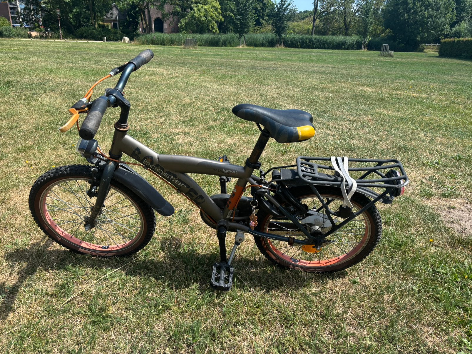 Loekie 18 inch jongensfiets, Fietsen en Brommers, Fietsen | Jongens, Ophalen, Terugtraprem, Gebruikt, Handrem