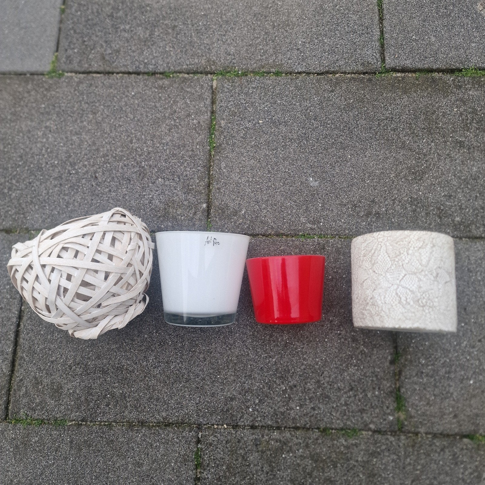 Diverse bloempotten en plantenbakken, Tuin en Terras, Ophalen, Rond, Binnen, Aardewerk
