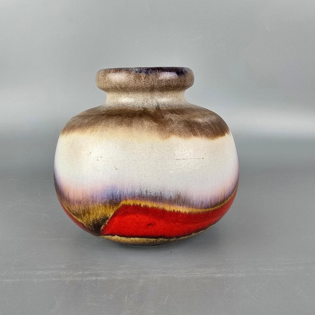 Vintage West-Duitse Fat Lava vaas Scheurich 284-15, Antiek en Kunst, Ophalen of Verzenden