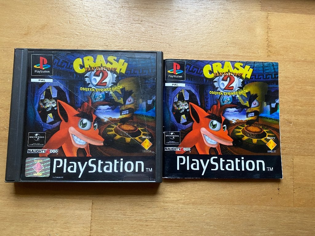 Crash bandicoot 2 ps1, Spelcomputers en Games, 1 speler, Racen en Vliegen, Ophalen of Verzenden, Zo goed als nieuw