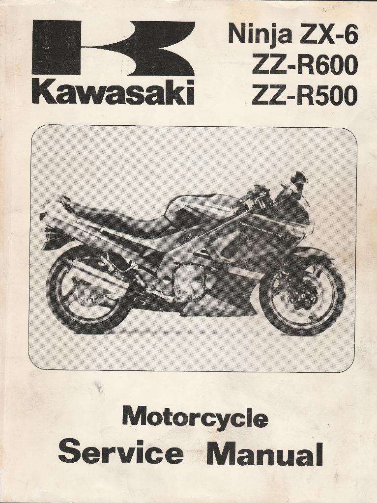 Kawasaki ZX 6 werkplaatsboek ZZ-R600 ZZ-R500 (5896z), Motoren, Ophalen of Verzenden, Kawasaki