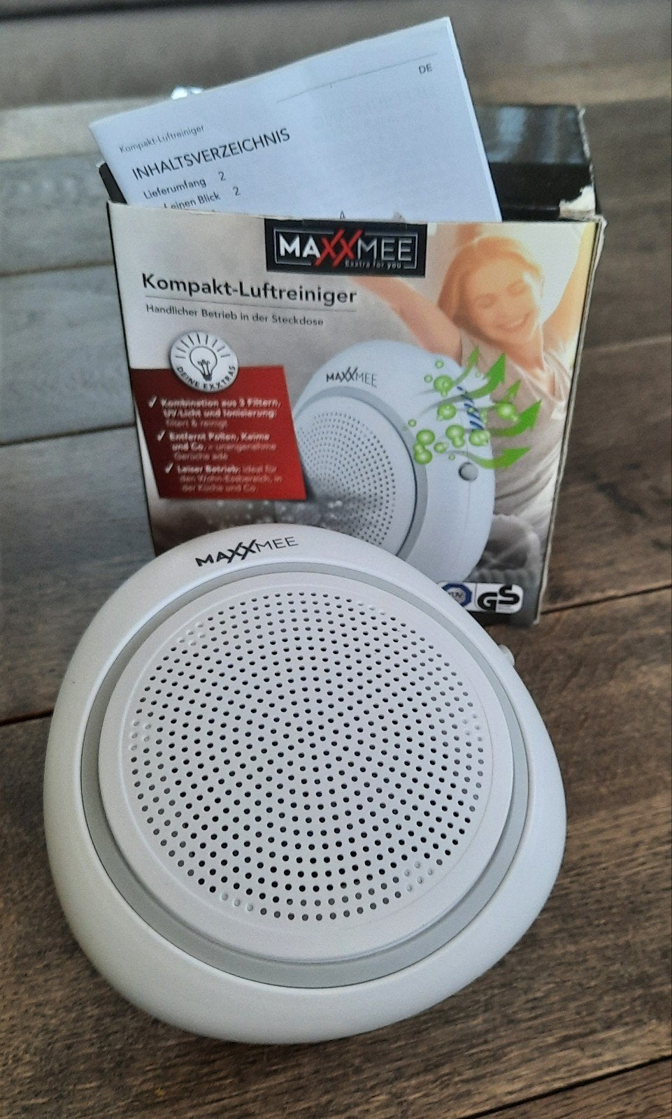 MAXXMEE Compacte Luchtreiniger - Handig voor thuis, Ophalen of Verzenden