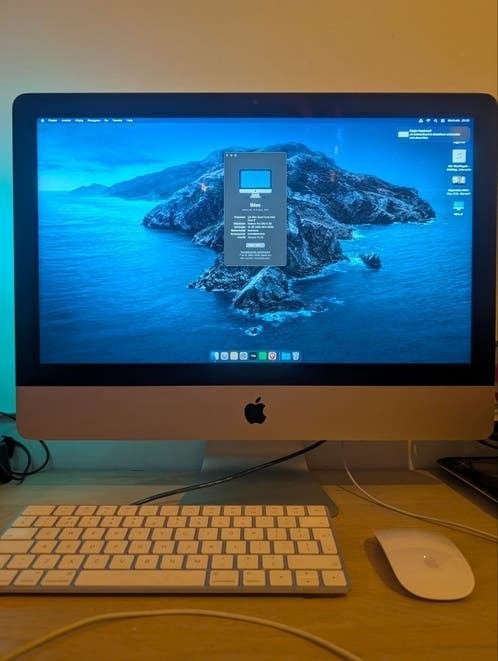 Zeer nette Imac 4k 21.5" i7 3.6ghz 32GB RAM 1TB ssd, Gebruikt, 32 GB, SSD, IMac