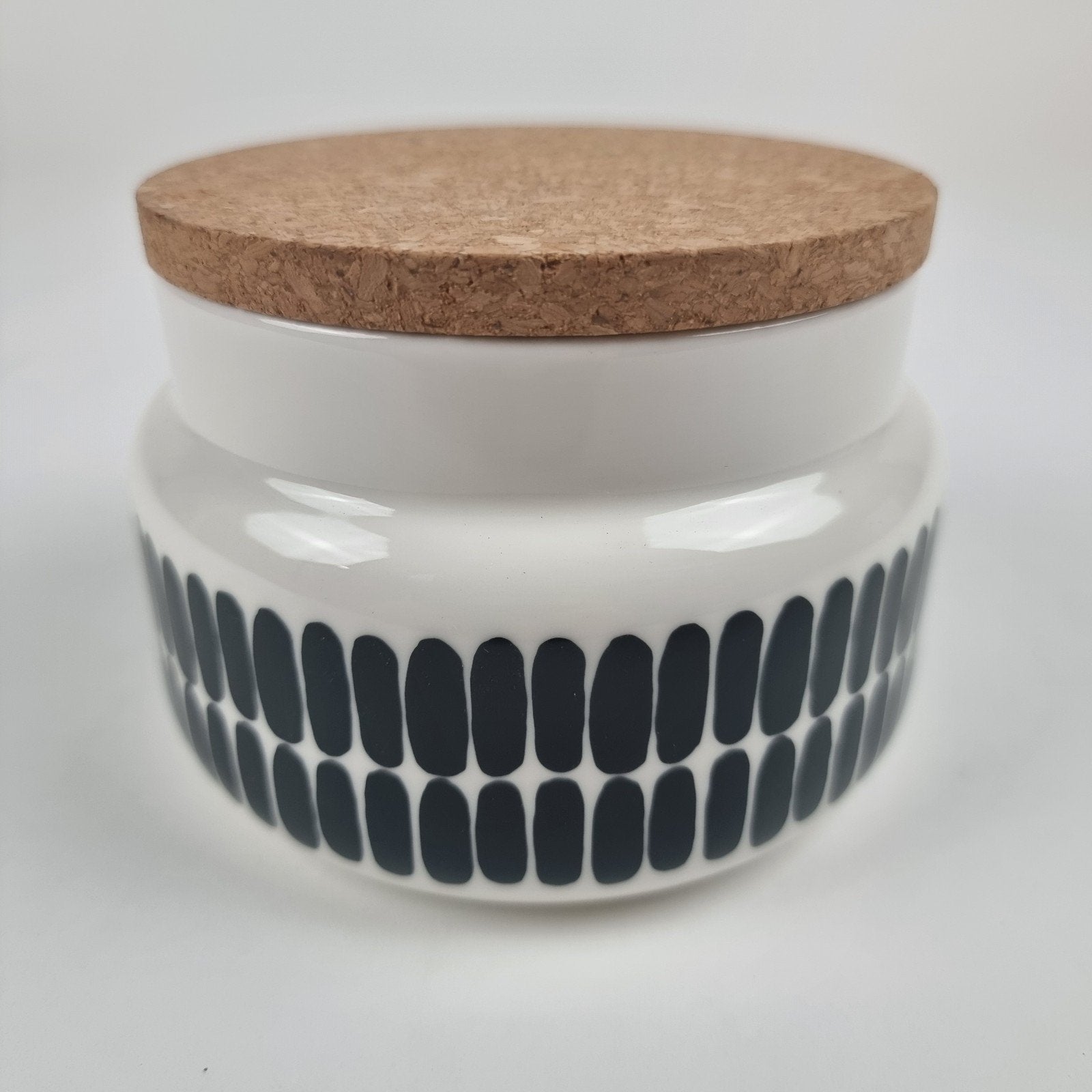 Marimekko Oiva Alku opbergpot 0,7L, Ophalen, Met deksel, Pot, Bus of Blik, Nieuw