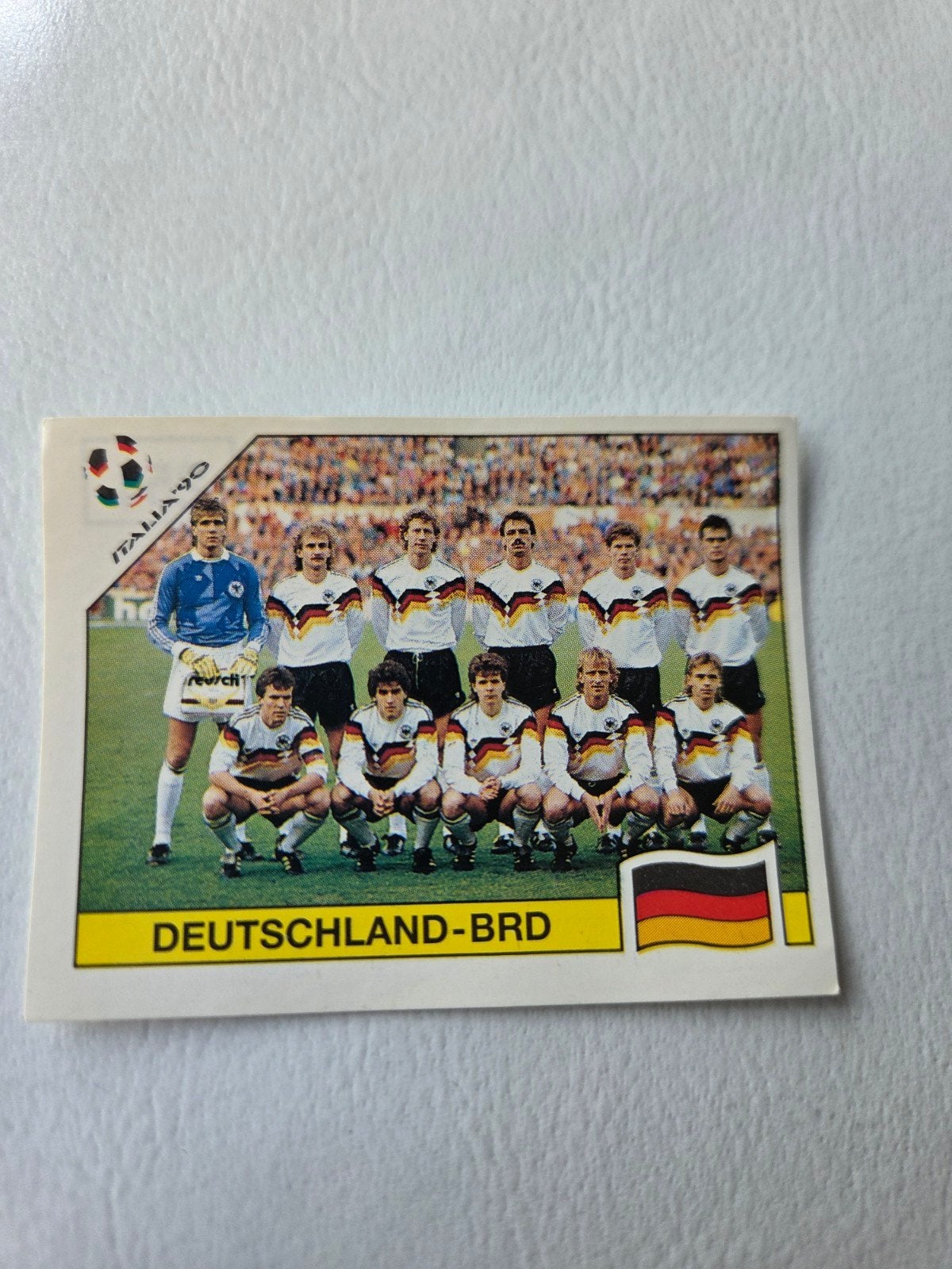 Panini WK 90, Verzamelen, Sportartikelen en Voetbal, Ophalen of Verzenden, Zo goed als nieuw, Buitenlandse clubs, Poster, Plaatje of Sticker