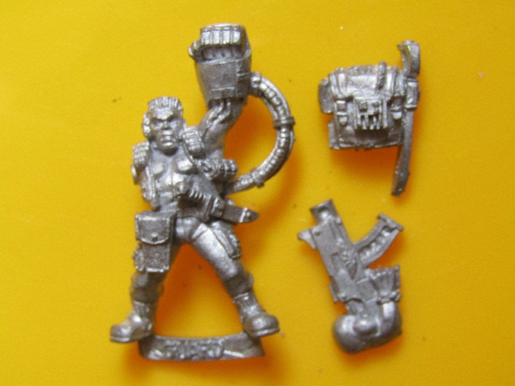 Catachan Captain, Ophalen of Verzenden, Zo goed als nieuw, Warhammer 40000, Figuurtje(s)