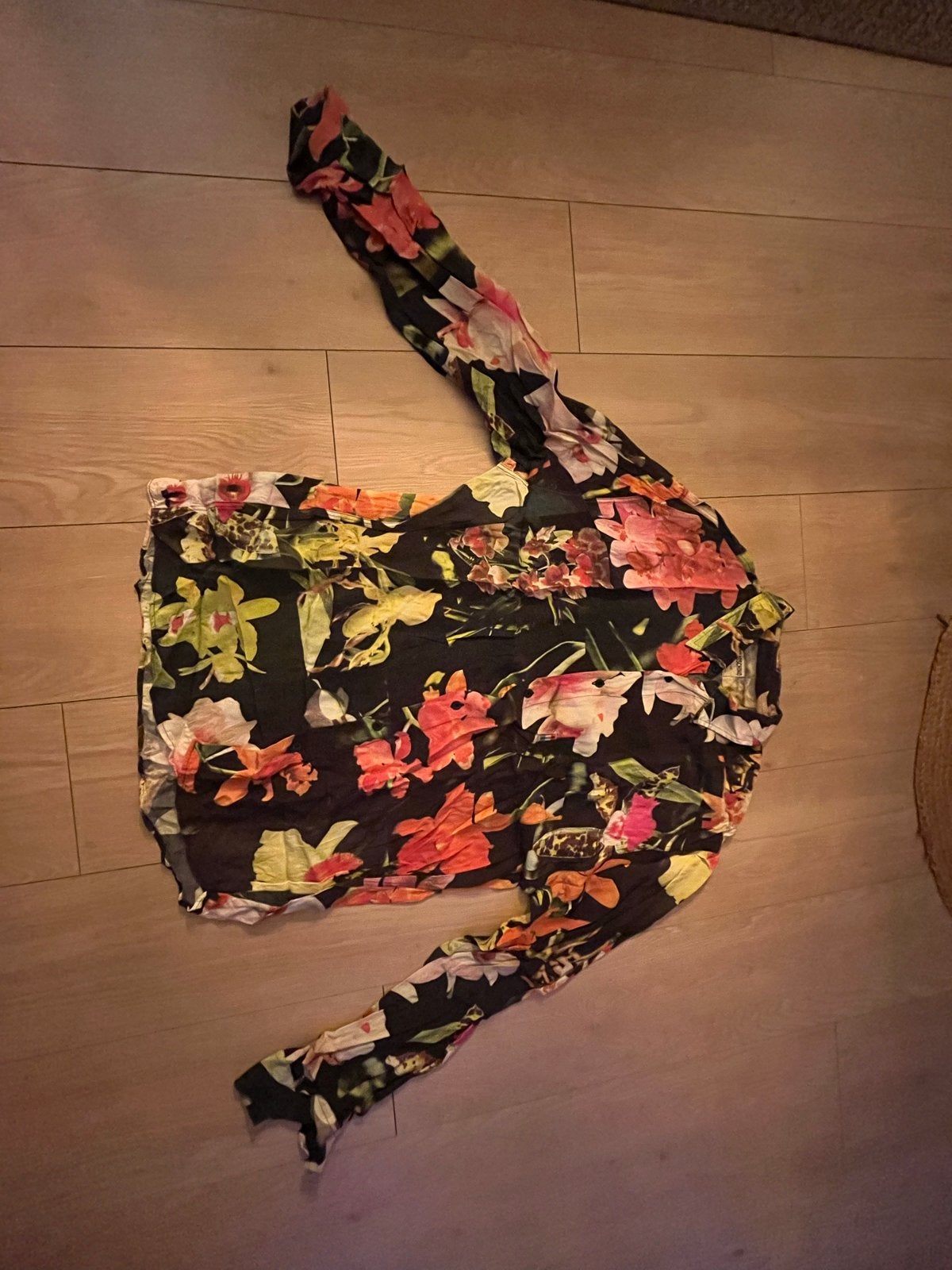 Moschino Jeans bloemenprint top met lange mouwen, Ophalen of Verzenden, Zo goed als nieuw, Meerkleurig