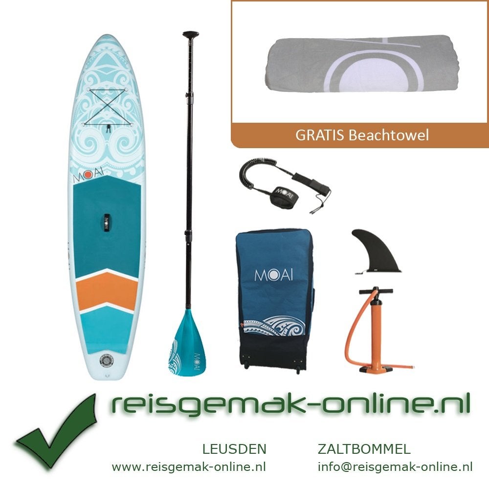 Complete MOAI 11" SUP board | GRATIS Verzending + CADEAU, Ophalen of Verzenden, Nieuw, SUP-boards