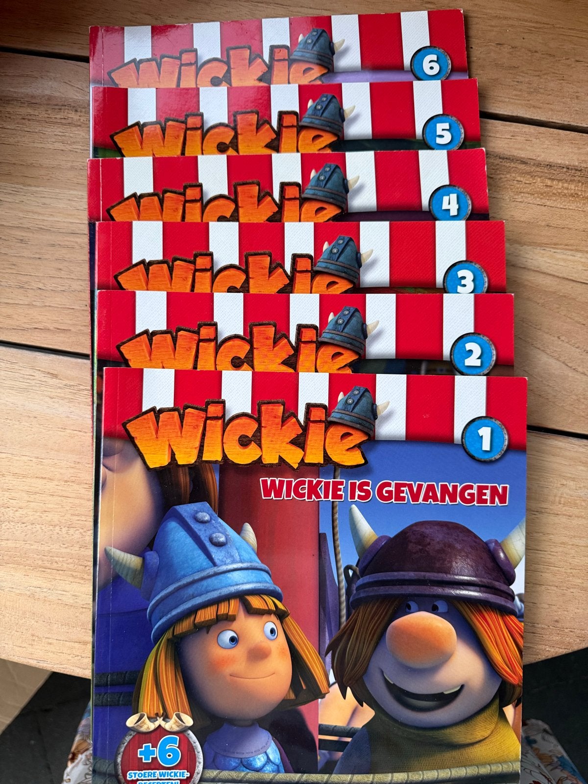 Wickie de Viking boekenreeks - deel 1 t/m 6, Boeken, Ophalen of Verzenden, Zo goed als nieuw, Fictie algemeen