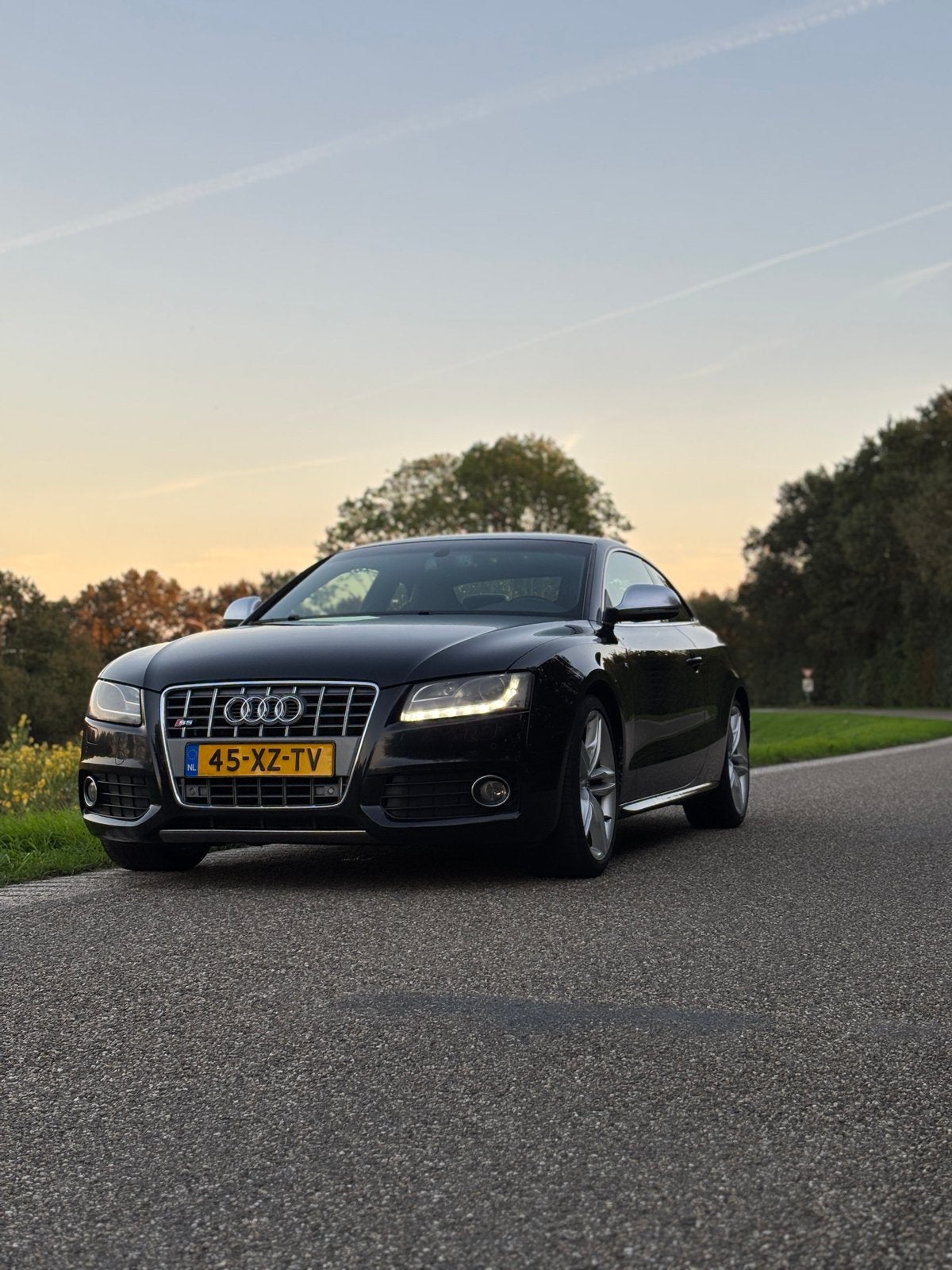 Audi S5 4.2 FSI 260KW Coupe Quattro 2007 Zwart, Auto's, 4 stoelen, Zwart, Leder, Handgeschakeld