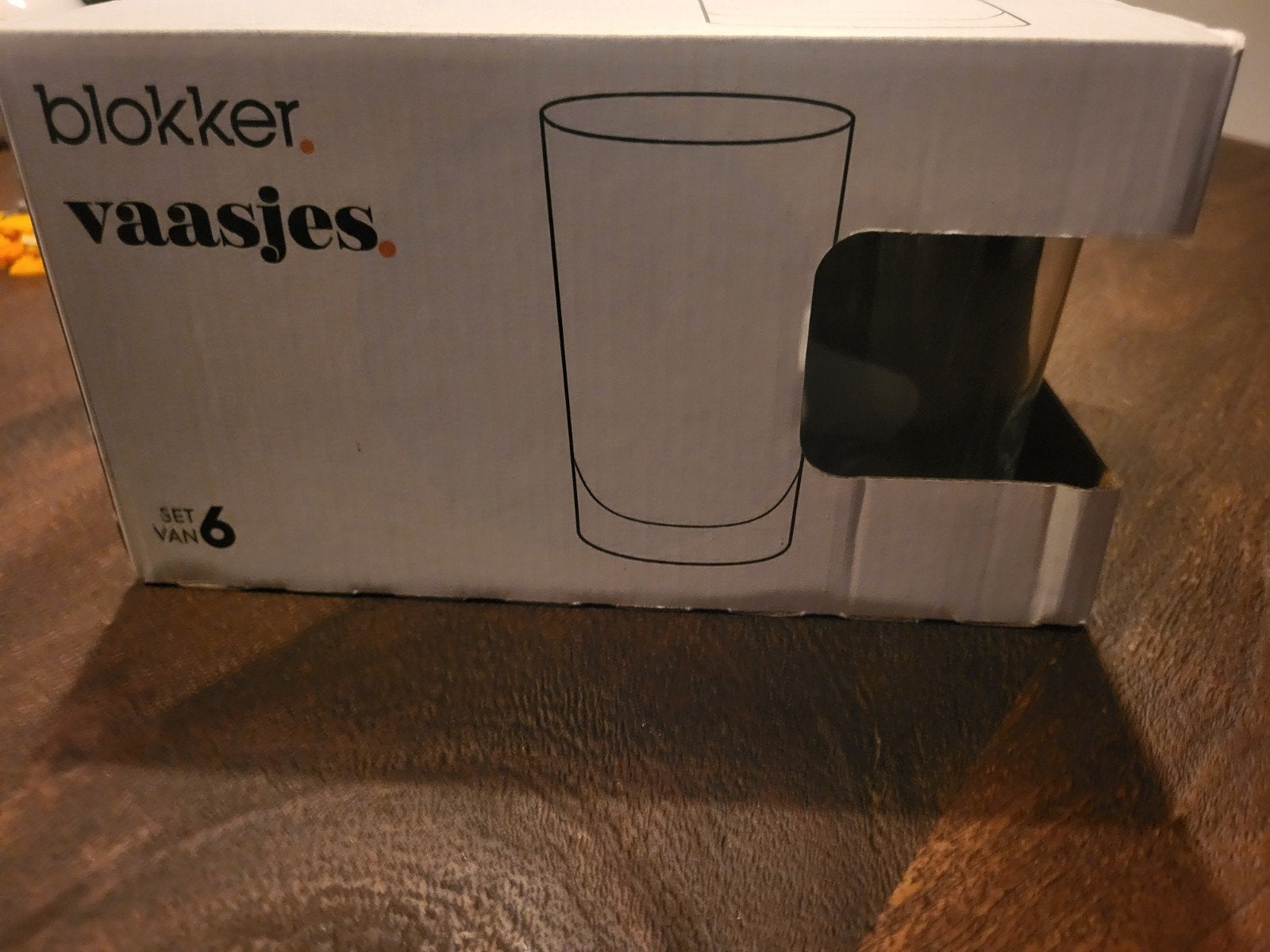 Vaasjes glazen, Huis en Inrichting, Keuken | Servies, Glas of Glazen, Nieuw, Ophalen of Verzenden, Glas