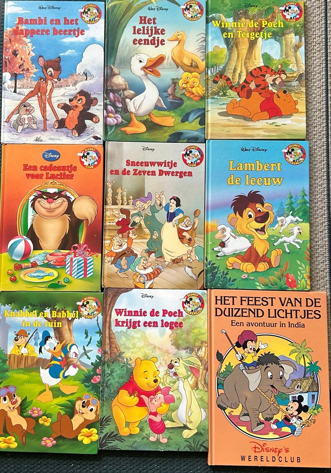 Disney Club Boeken Collectie - Diverse Titels, Boeken, Gelezen, 5 of 6 jaar, Jongen of Meisje, Ophalen of Verzenden