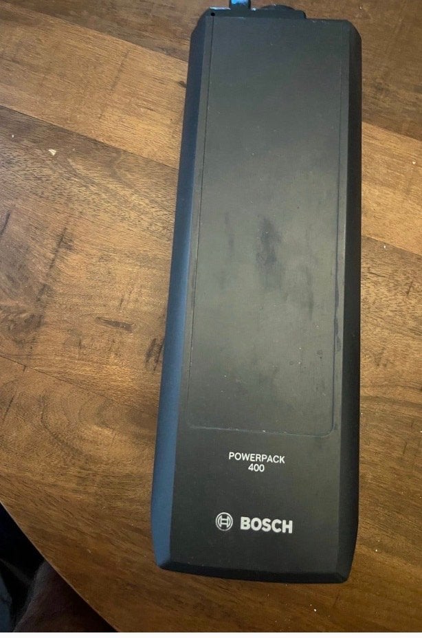 Bosch PowerPack 400 fietsaccu - Gebruikt, Fietsen en Brommers, Fietsaccessoires | Fietsaccu's, Ophalen, Gebruikt