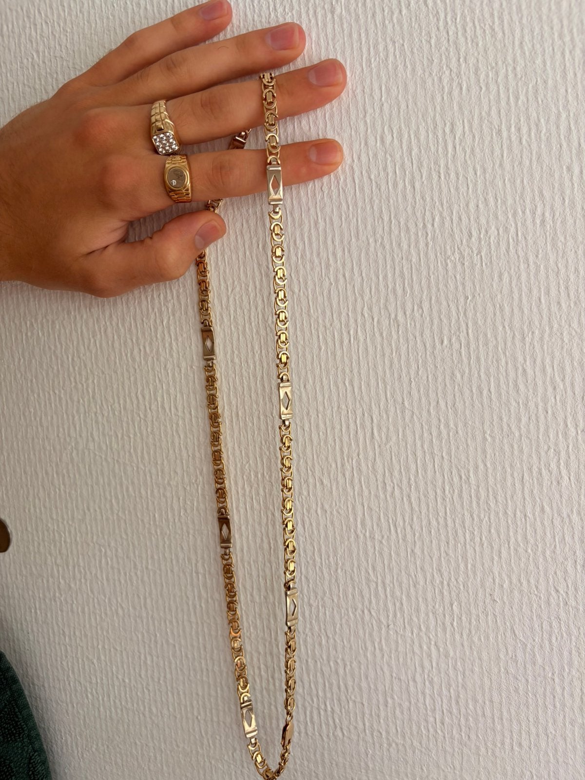 Gouden ketting 14 karaat 90€ per Gr, Sieraden, Tassen en Uiterlijk, Kettingen, Ophalen of Verzenden, Nieuw, Goud, Overige materialen