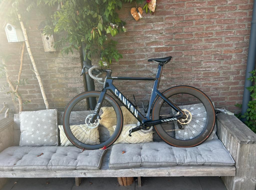 Hunt wheels wielset inclusief canyon aeroad (replica) frame, Ophalen of Verzenden, Zo goed als nieuw, Frame