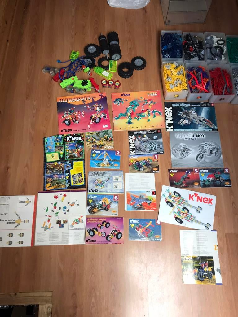 Knex, met oa t rex en andere onderdelen, Ophalen of Verzenden, Zo goed als nieuw, K'nex