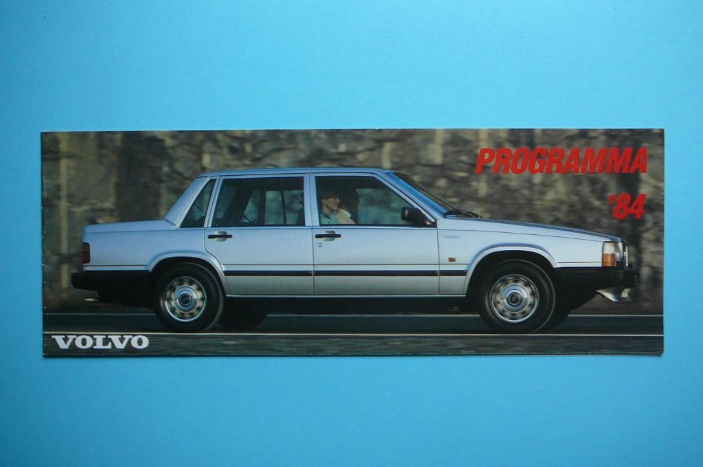 Brochure Volvo modellen programma 1984, Ophalen of Verzenden, Zo goed als nieuw, Volvo