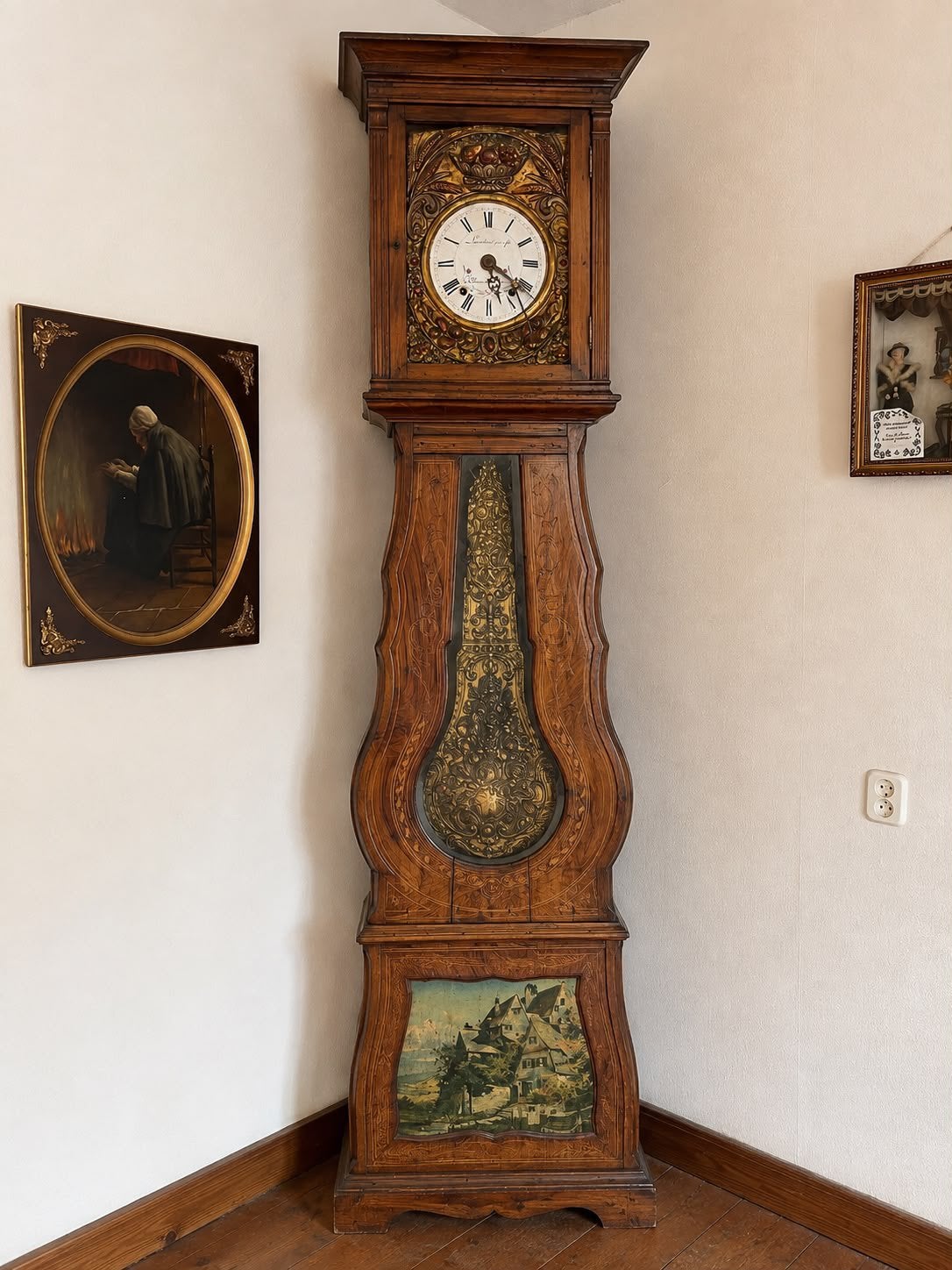 Antieke klok comtoise, Ophalen