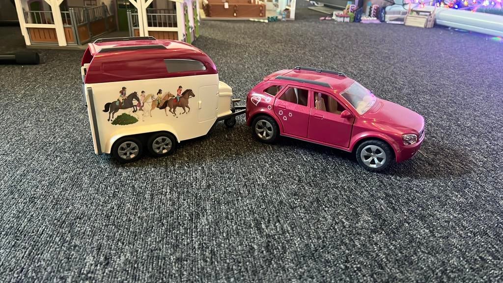 Schleich paardentrailer, Verzamelen, Speelgoed, Ophalen of Verzenden, Zo goed als nieuw
