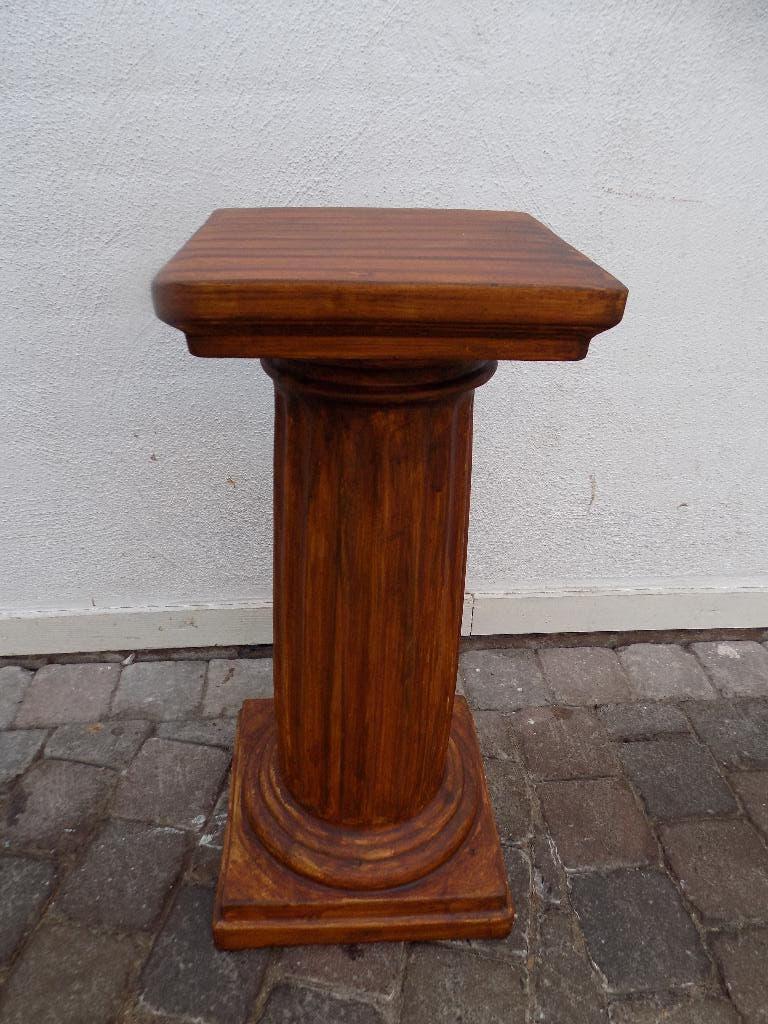 Zuil piedestal planten tafel tuin etagiere sokkel lamp vaas, Ophalen, Gebruikt
