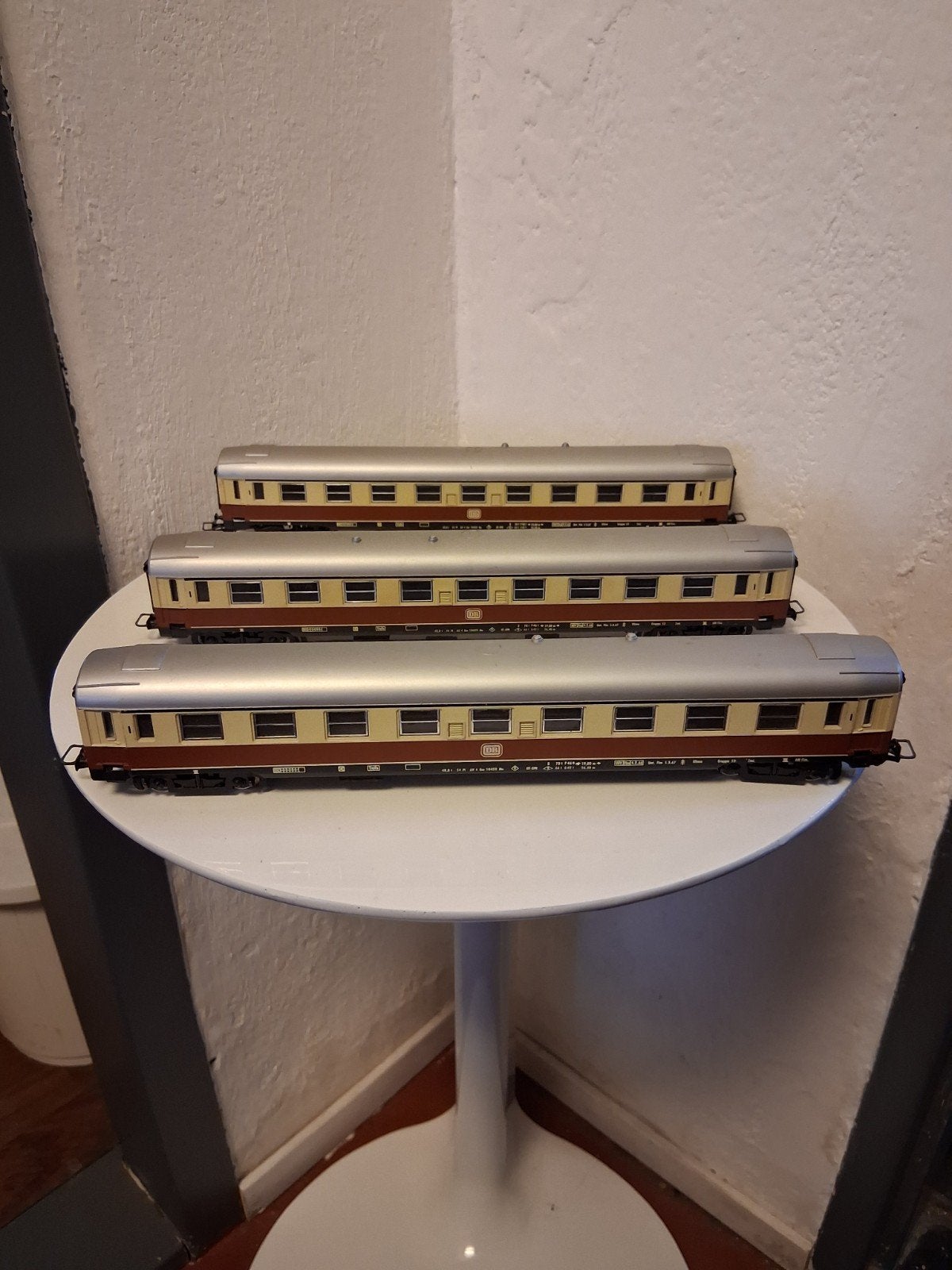 3 stuks Juocf rijtuigen HO SCHAAL, Overige merken, Gebruikt, Gelijkstroom, Wagon