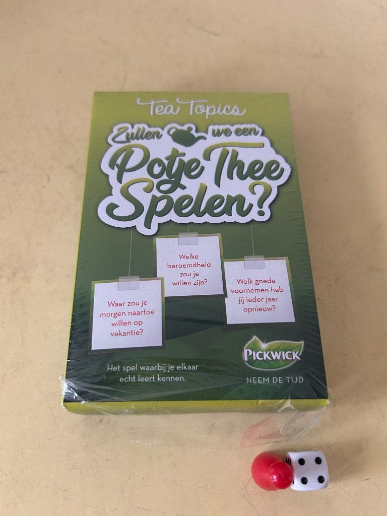 Nieuw! Pickwick Tea Topics Kaartspel (Gespreksspel), Vijf spelers of meer, Ophalen of Verzenden, Nieuw, Pickwick