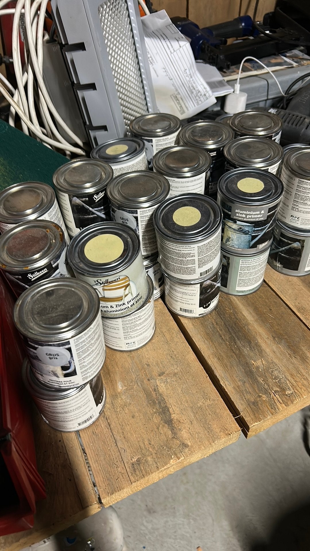 Partij zink en aluminium primer, Ophalen of Verzenden, Zo goed als nieuw, Grijs