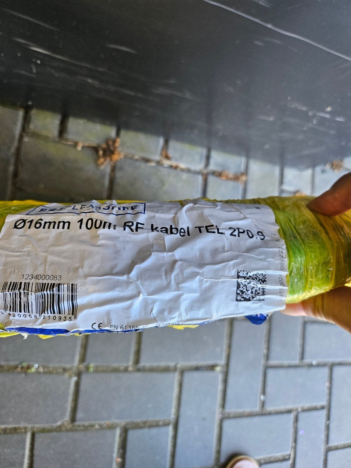 Nieuwe 100m RF kabel Ø16mm TEL 2PD 9, Ophalen of Verzenden, Nieuw, Kabel of Snoer