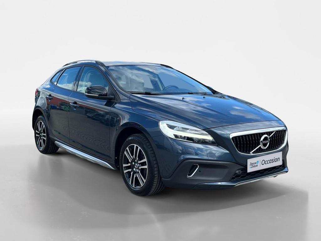 Volvo V40 Cross Country 1.5 T3 Nordic+ |Automaat| Panoramada, Auto's, 12 maanden, Euro 6, Blauw, Leder en Stof