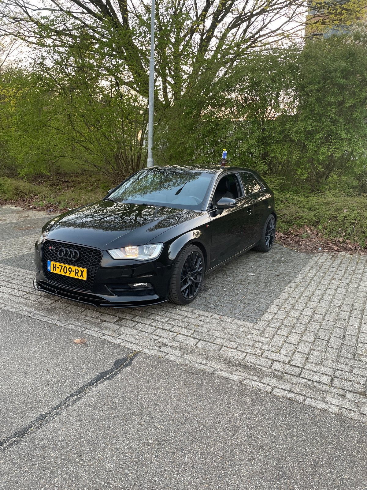 Audi A3 1.8TFSI 132KW/180PK 3D 2013 Zwart, Auto's, Audi, Voorwielaandrijving, 4 cilinders, 179 pk, Zwart