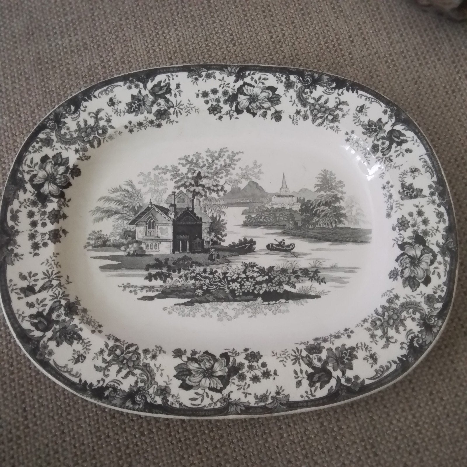 W.S.&Co Wedgwood schaal uit 1860, Ophalen of Verzenden