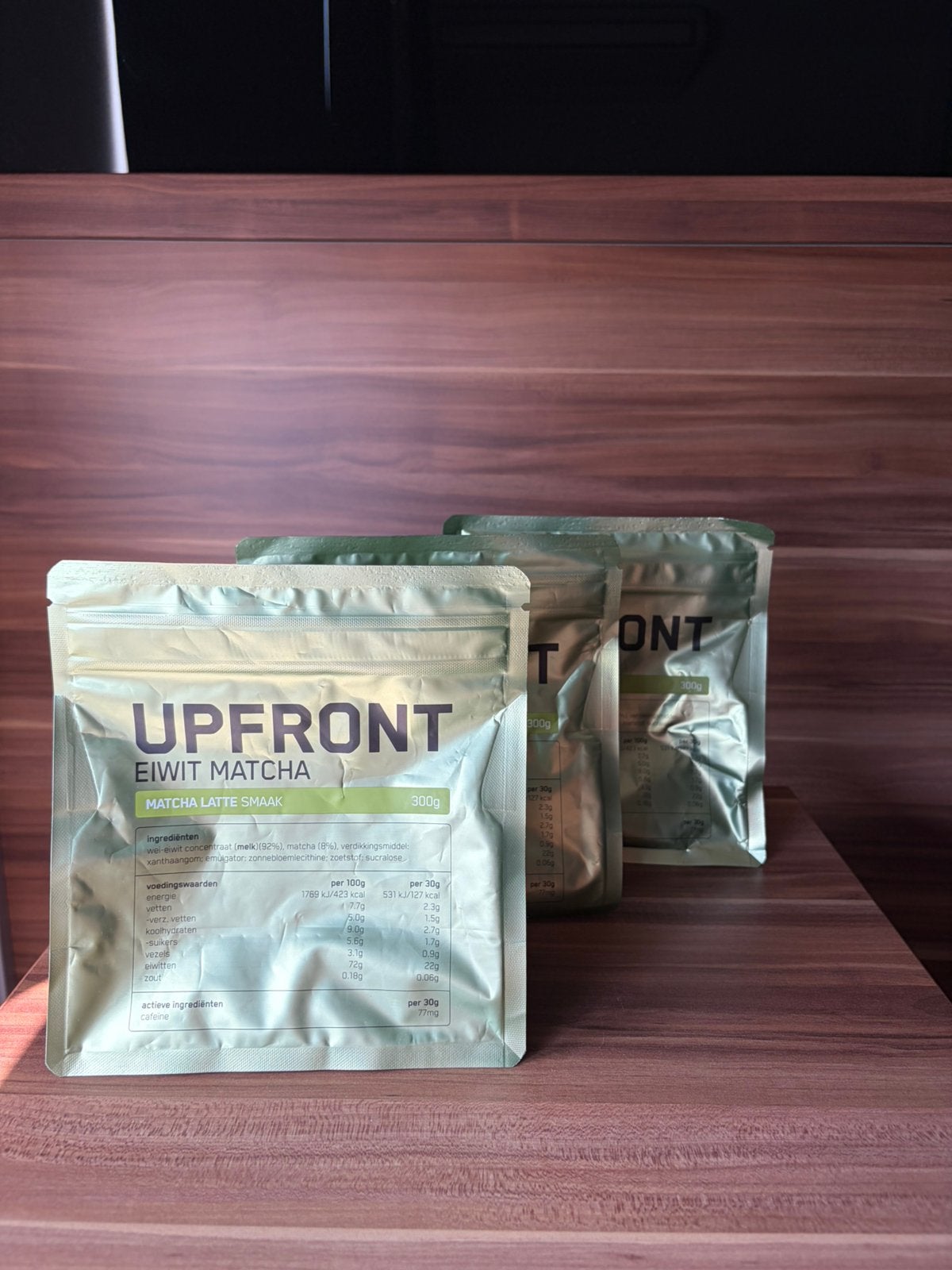 Upfront Whey Eiwit Matcha Latte Zak (300 gram), Ophalen, Nieuw, Poeder of Drank
