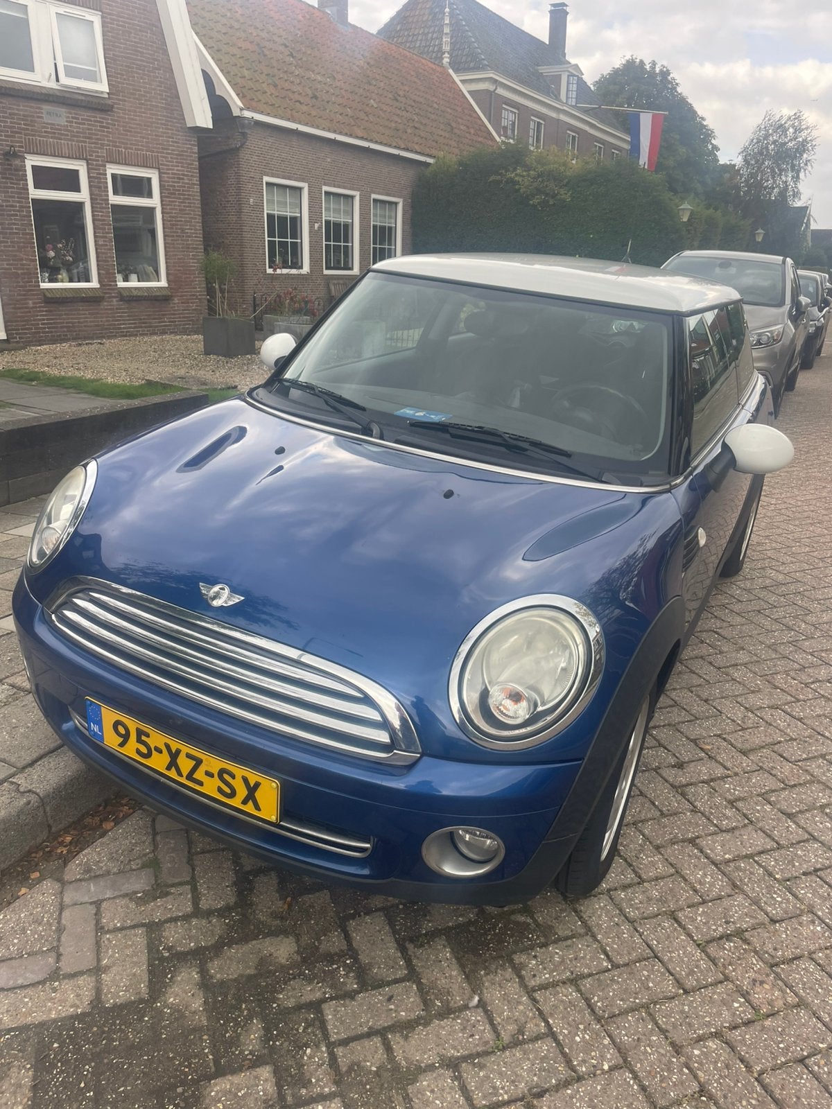 Mini 1.6 16V Cooper 2008 Blauw, Auto's, Voorwielaandrijving, 750 kg, 4 cilinders, 49 €/maand