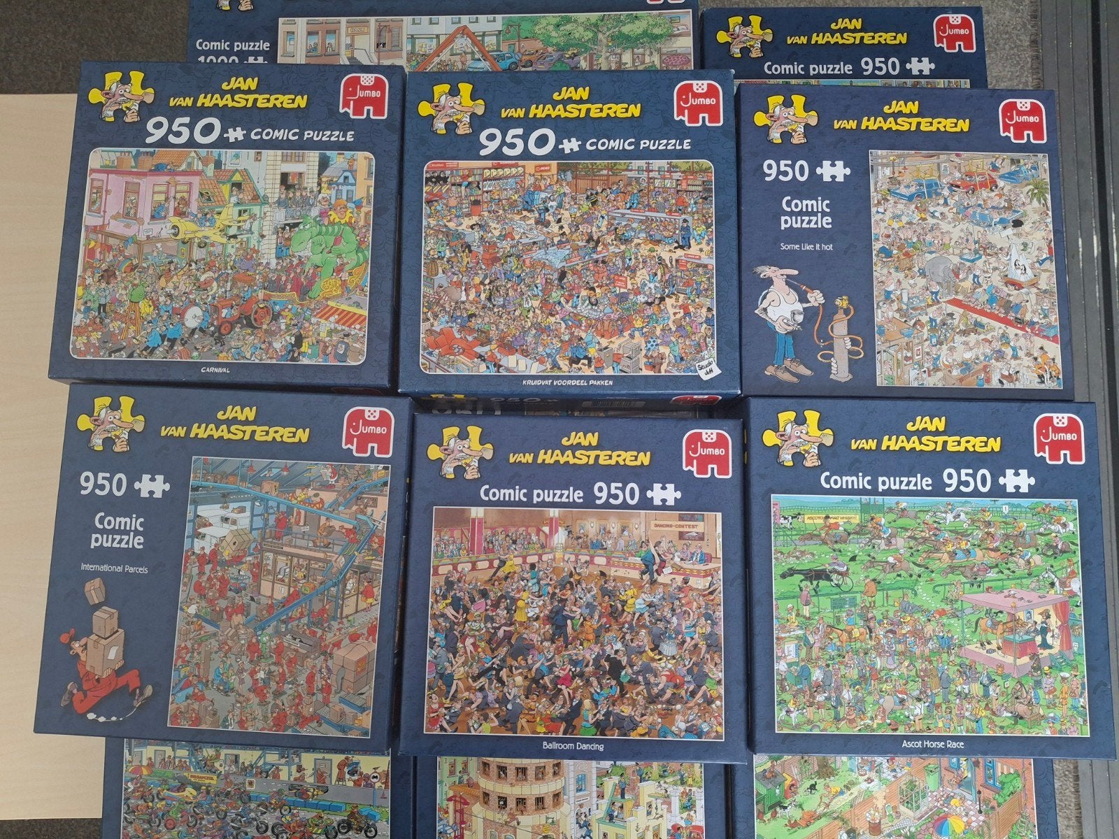 Jan van Haasteren Puzzels, Ophalen, 500 t/m 1500 stukjes, Gebruikt, Legpuzzel