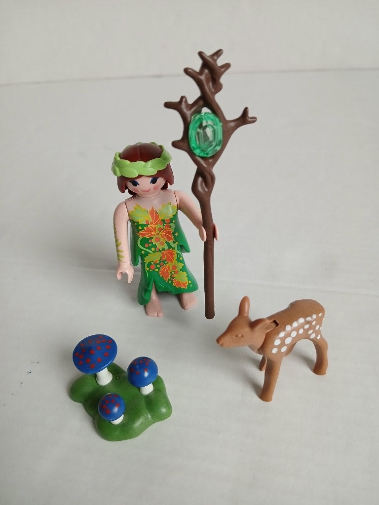 Playmobil Nimf en hertenkalf, Ophalen of Verzenden, Gebruikt