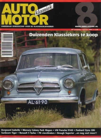 AMK 8 2004 : VW Porsche 914 /6 - Borgward Isabella - Renault, Ophalen of Verzenden, Gelezen, Algemeen