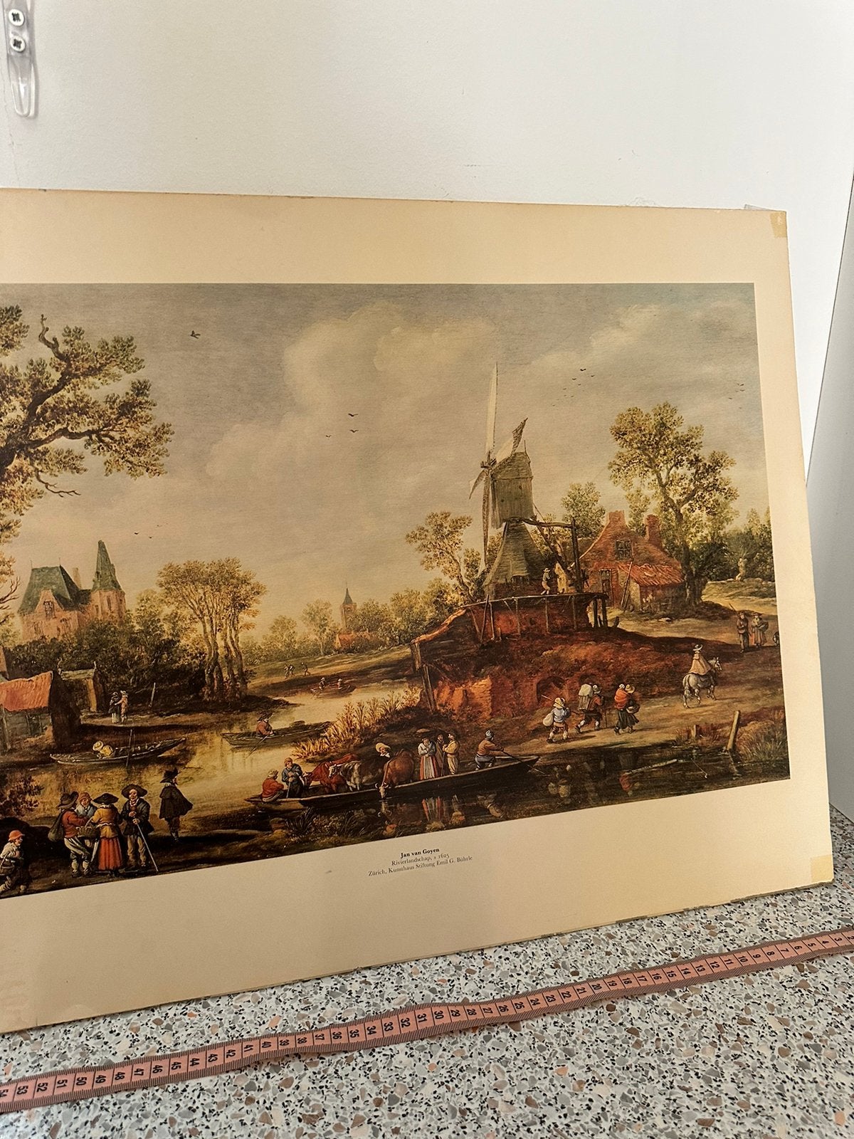 Jan van Goyen Rivierlandschap print, Ophalen