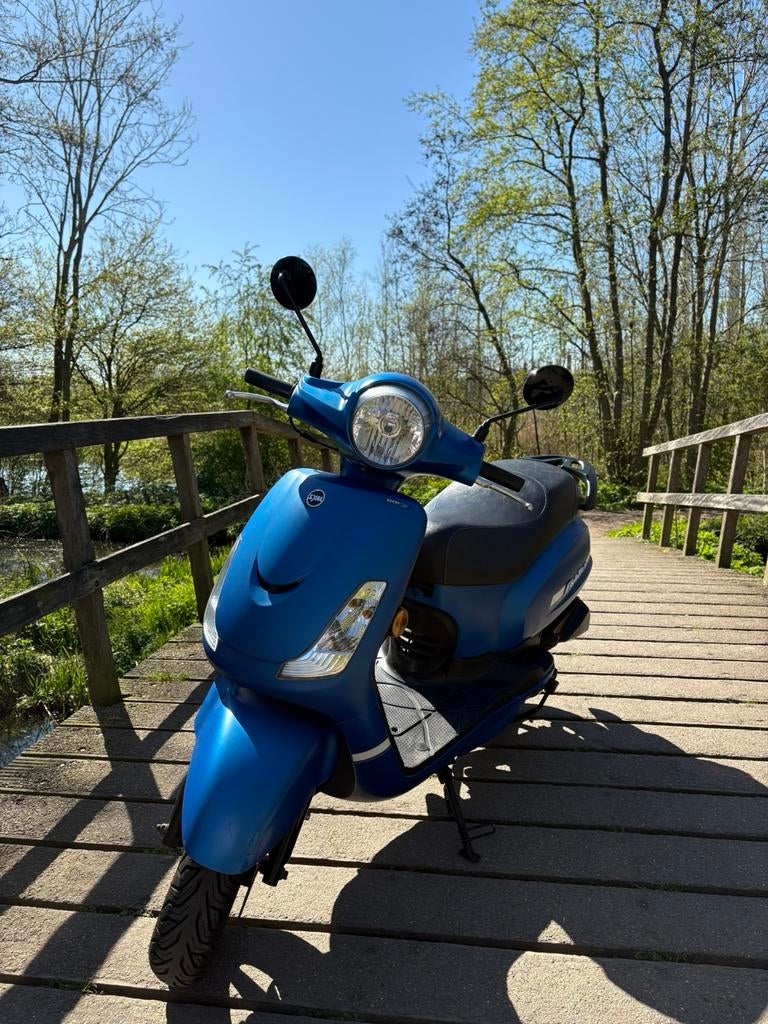 Sym Fiddle 2 2022 5800KM, Fietsen en Brommers, Snorfietsen en Snorscooters, Ophalen, SYM, Zo goed als nieuw, Benzine