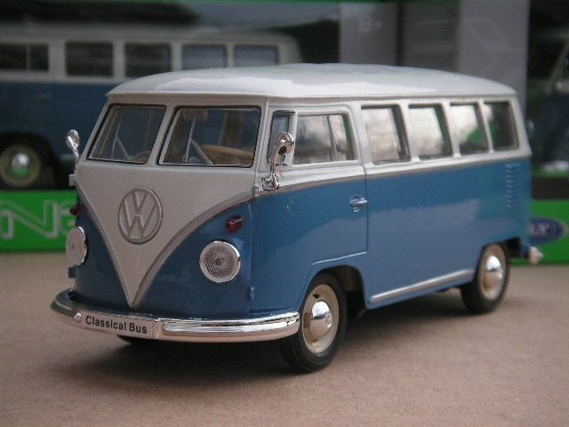 Modelauto Volkswagen bus T1 Transsporter – Welly 1:24, Nieuw, Ophalen of Verzenden, Welly, Welly