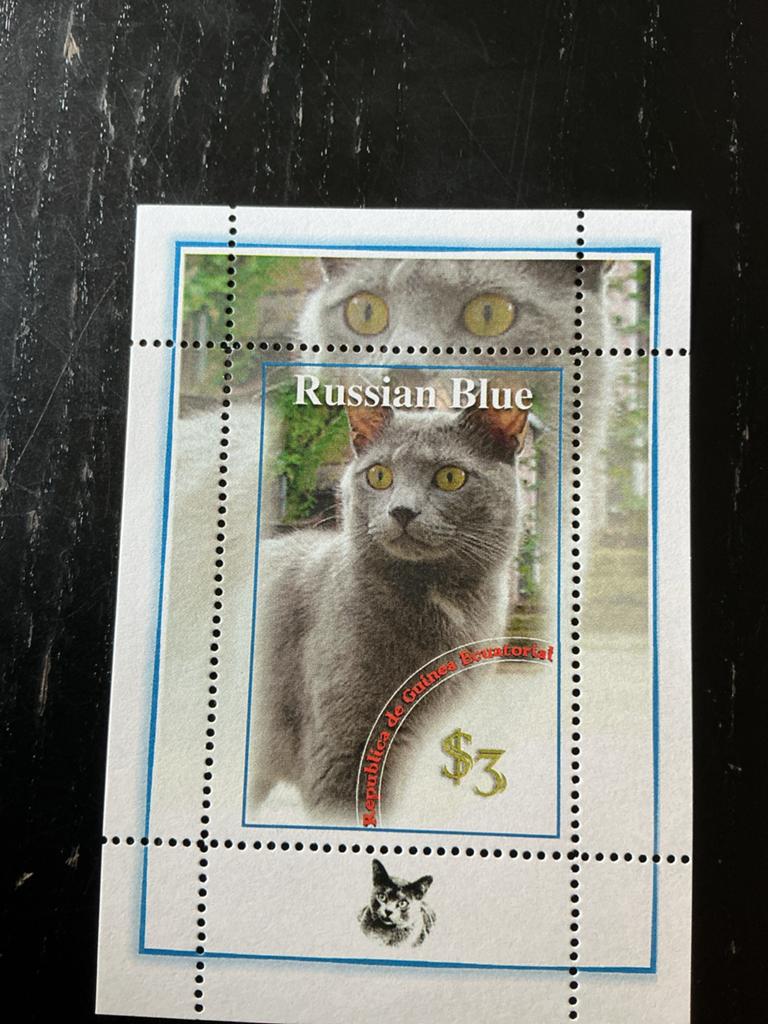 Postzegels Kattenrassen: Russian Blue, Siberische, Devon Rex, Ophalen of Verzenden, Postfris, Dier of Natuur