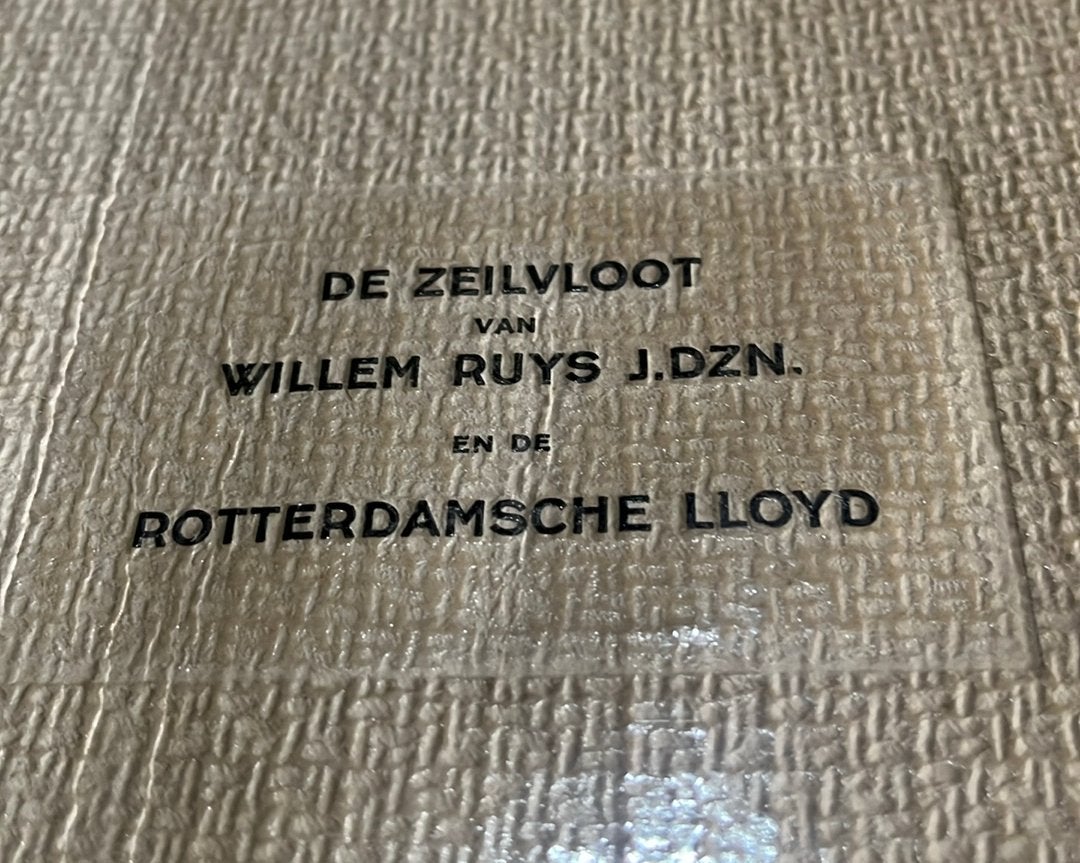 Boek - De zeilvloot van Willem Ruys J.DZN. En de Rotterdamse, Ophalen of Verzenden, Gelezen