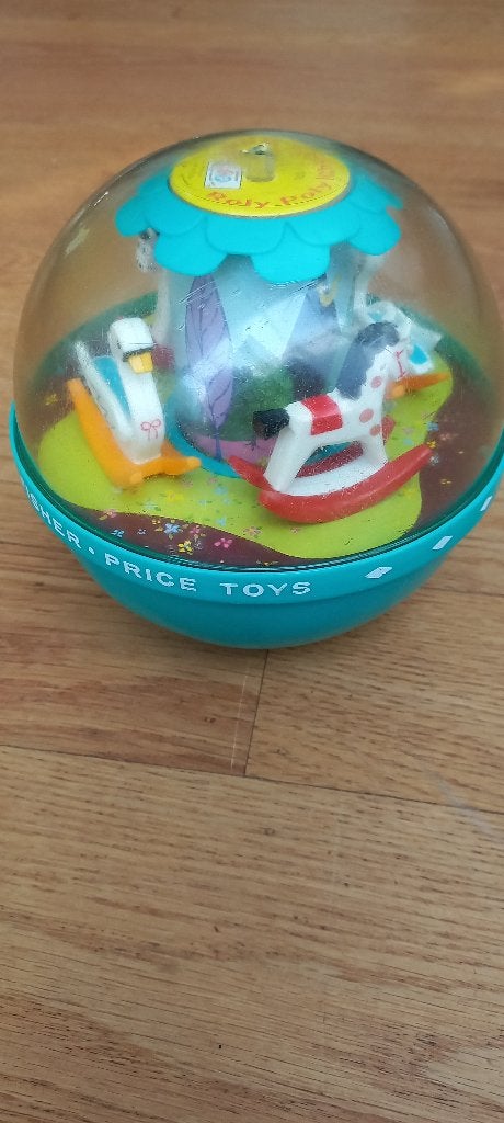 Vintage Fisher Price Roly Poly Chime Ball, Ophalen of Verzenden, Gebruikt, Speelset, Met geluid